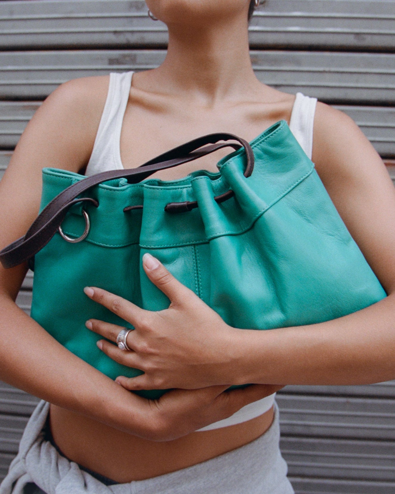 Dumpling Bag / Turquoise