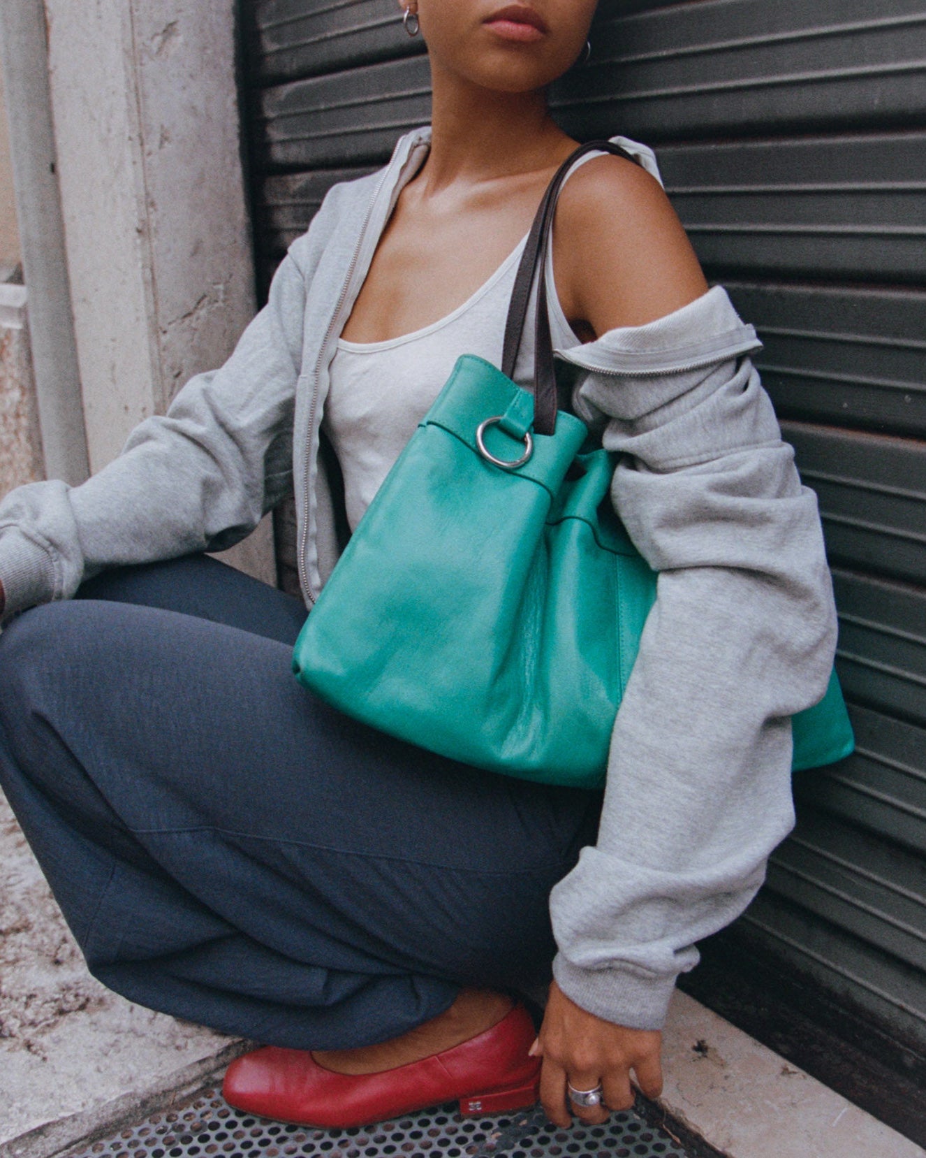 Dumpling Bag / Turquoise